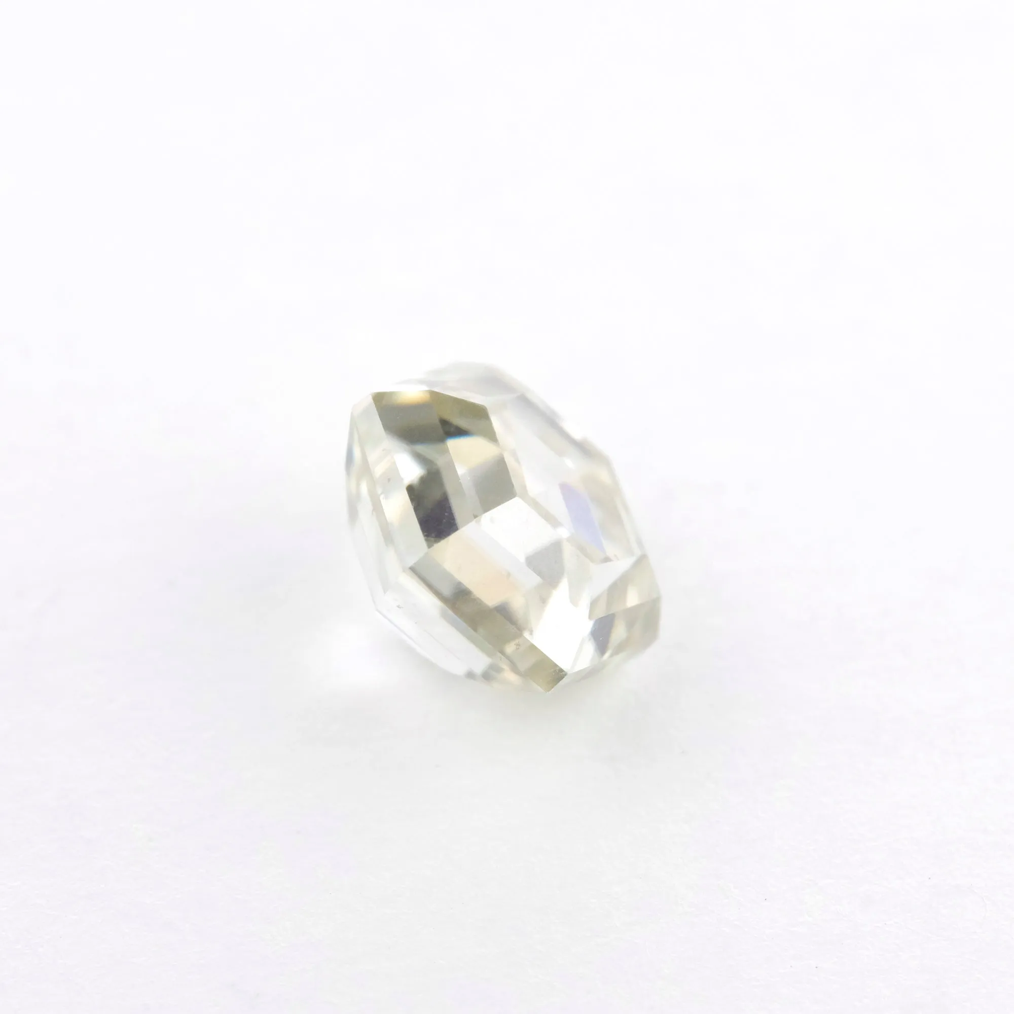 1.35 Carat Warm Toned Step Cut Hexagon Moissanite
