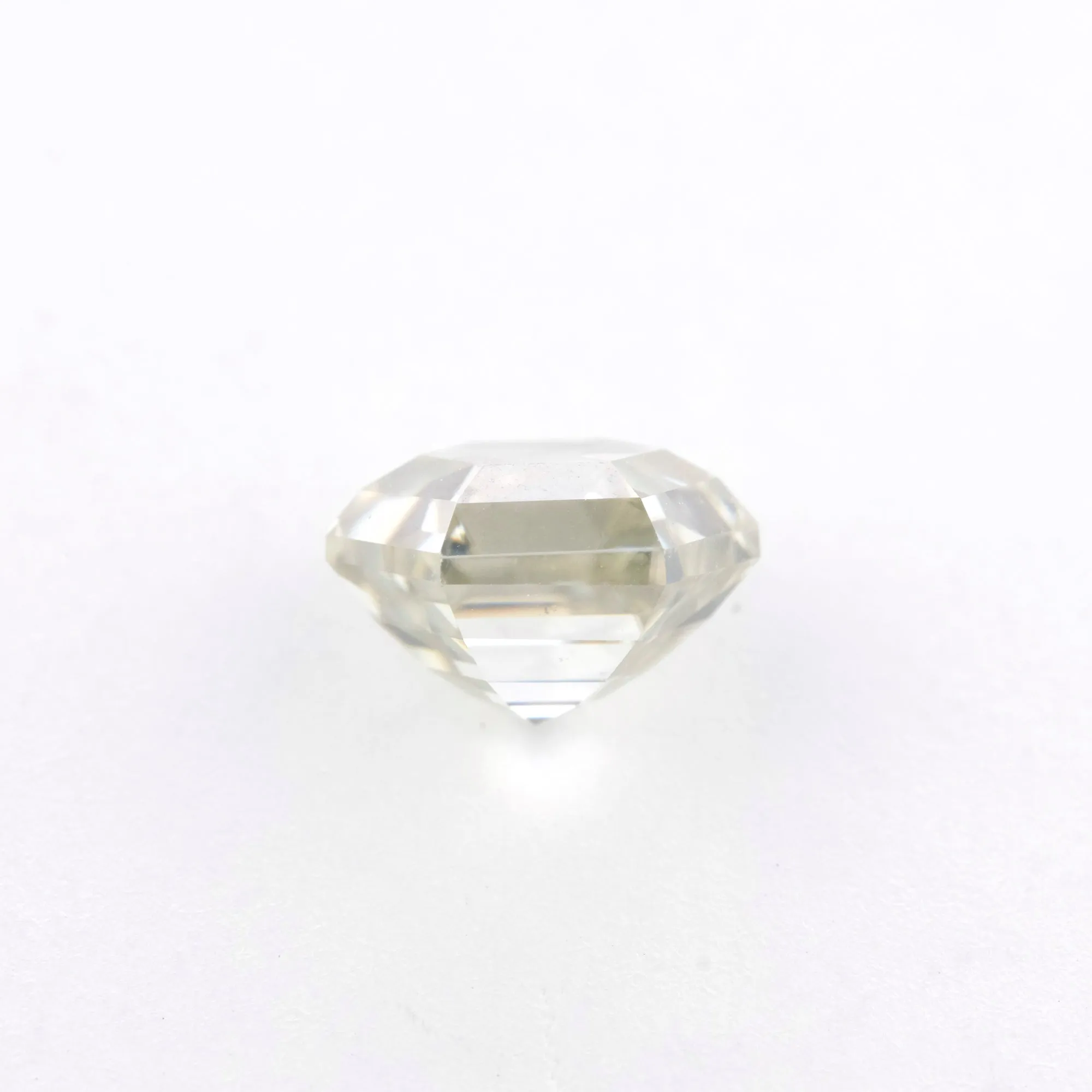 1.35 Carat Warm Toned Step Cut Hexagon Moissanite