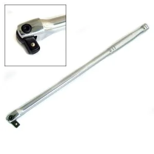 15" 380MM LONG 3/8" DRIVE DR FLEXI KNUCKLE BREAKER BAR CHROME VANADIUM STEEL