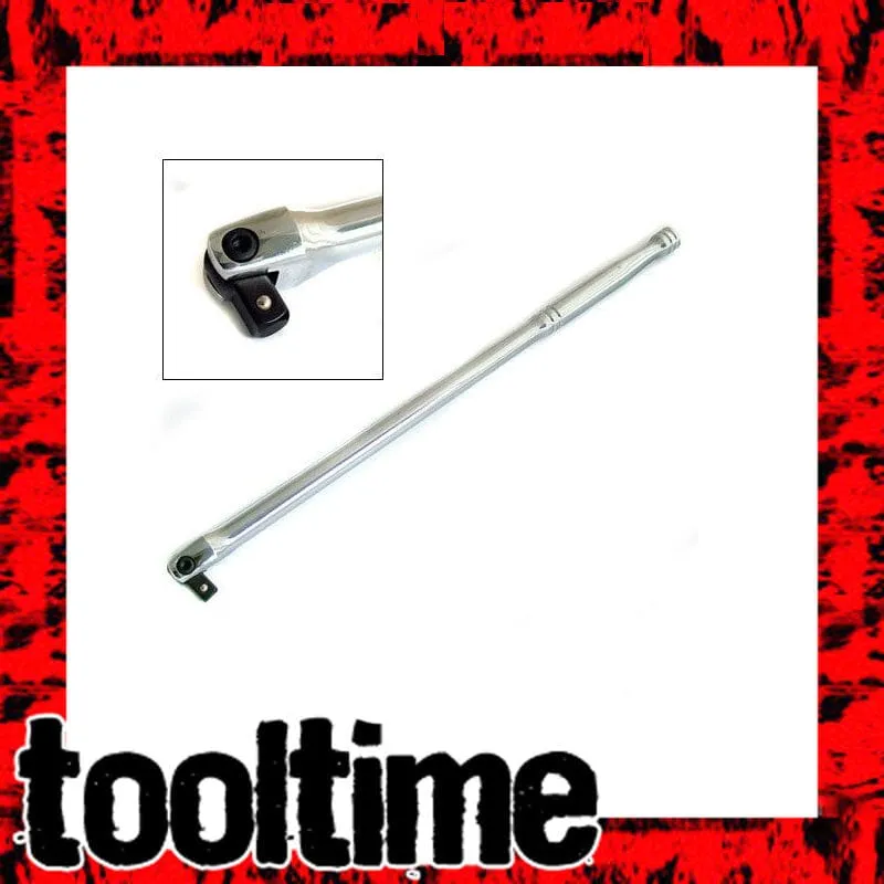 15" 380MM LONG 3/8" DRIVE DR FLEXI KNUCKLE BREAKER BAR CHROME VANADIUM STEEL