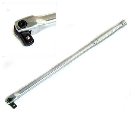 15" 380MM LONG 3/8" DRIVE DR FLEXI KNUCKLE BREAKER BAR CHROME VANADIUM STEEL