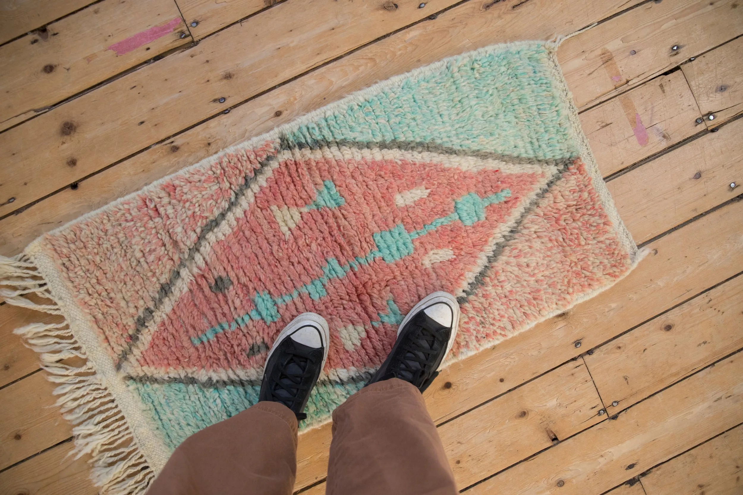 1.5x3.5 Moroccan Rug Mat Runner