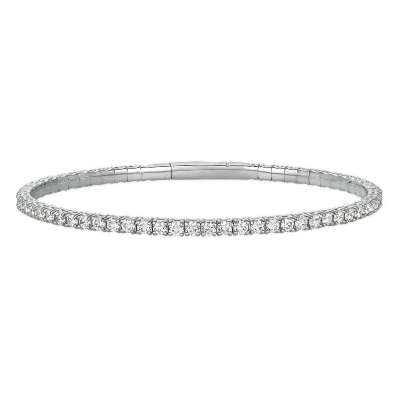 3.00CT DIAMOND FLEXIBLE BRACELET 14K GOLD