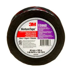 3M Venture Tape 1599B Silver Polypropylene Duct Tape