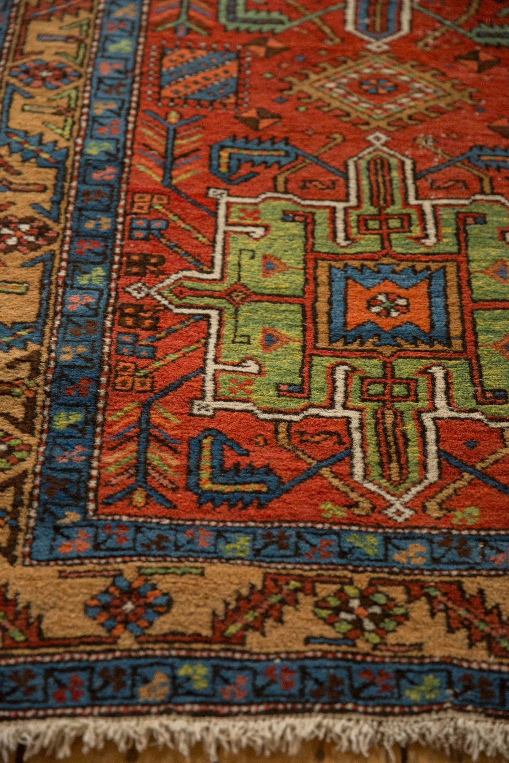 3x11 Antique Heriz Rug Runner