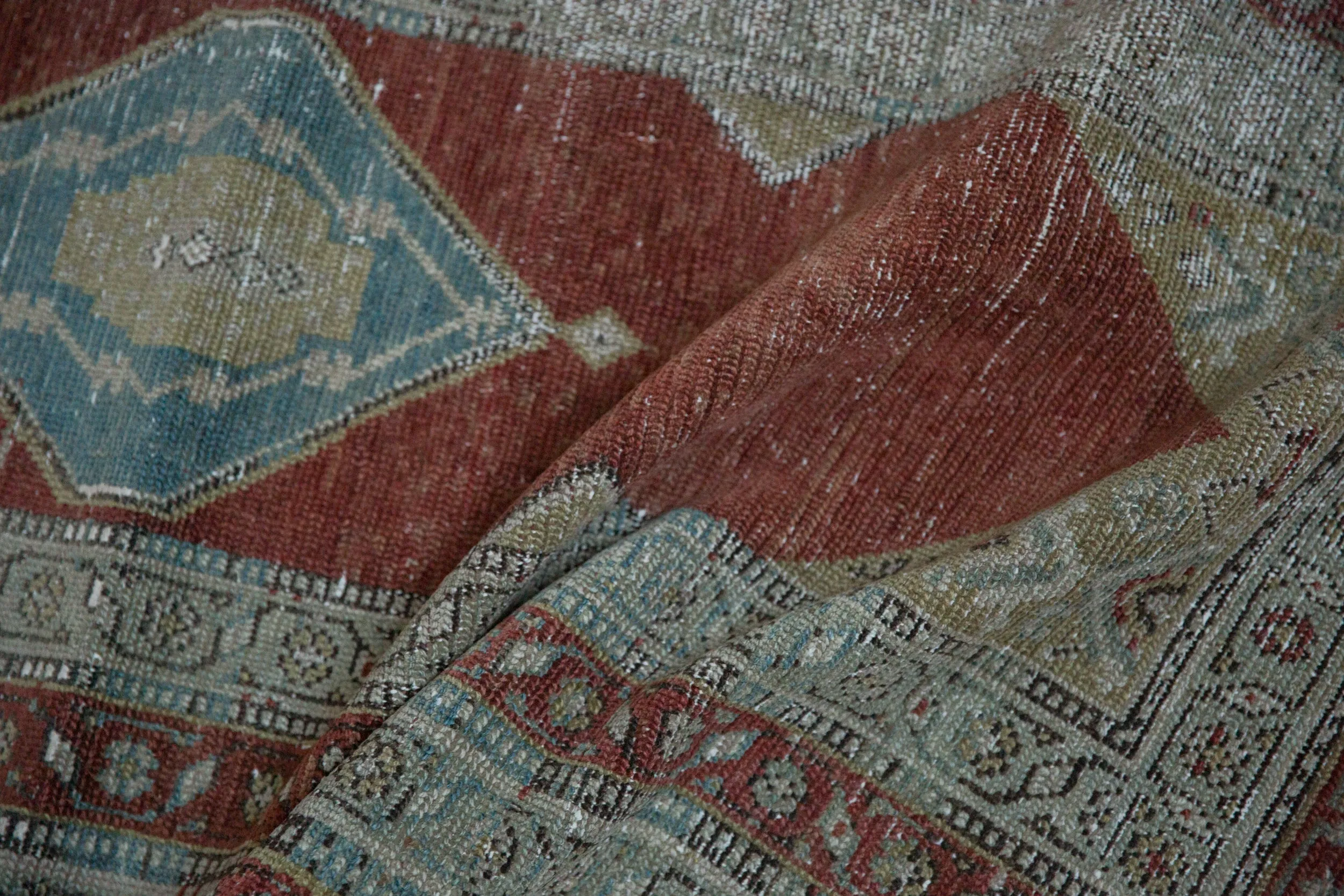 3x12 Antique Distressed Serbend Rug Runner