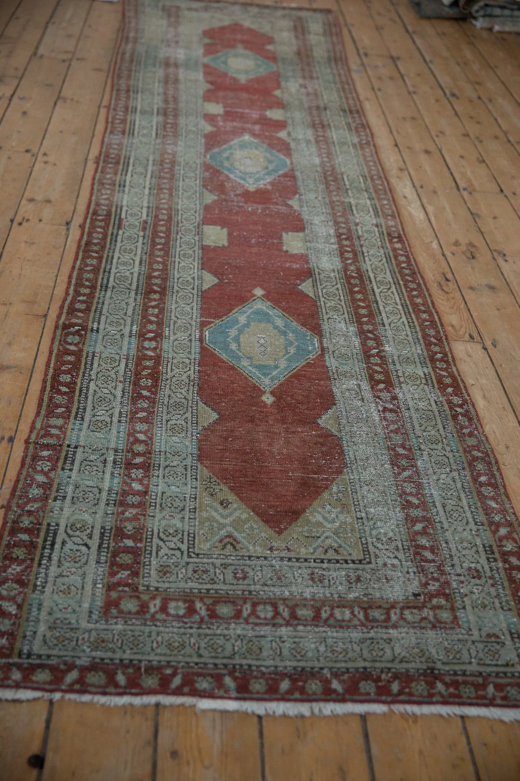 3x12 Antique Distressed Serbend Rug Runner