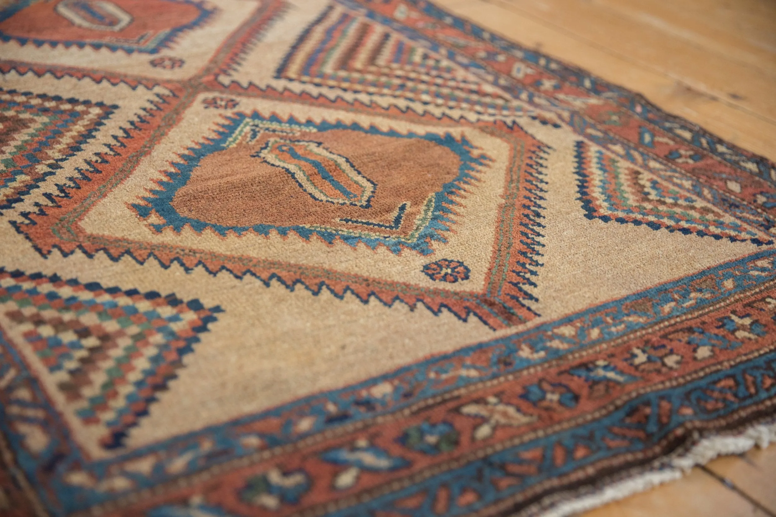 3x6 Antique Camel Hair Serab Rug Runner