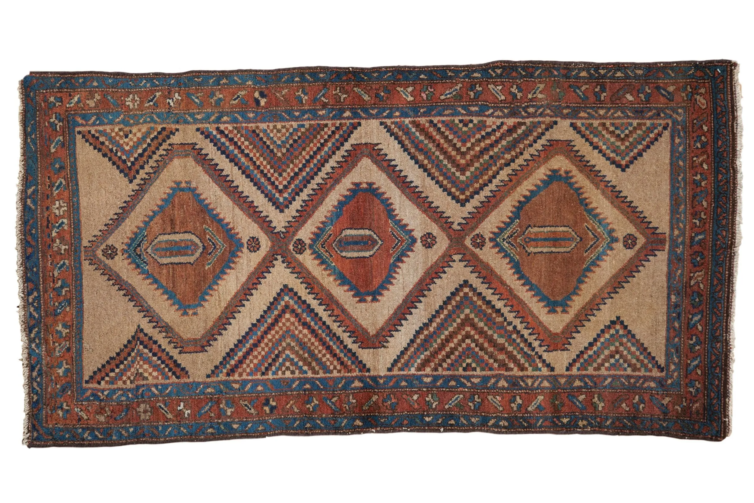 3x6 Antique Camel Hair Serab Rug Runner