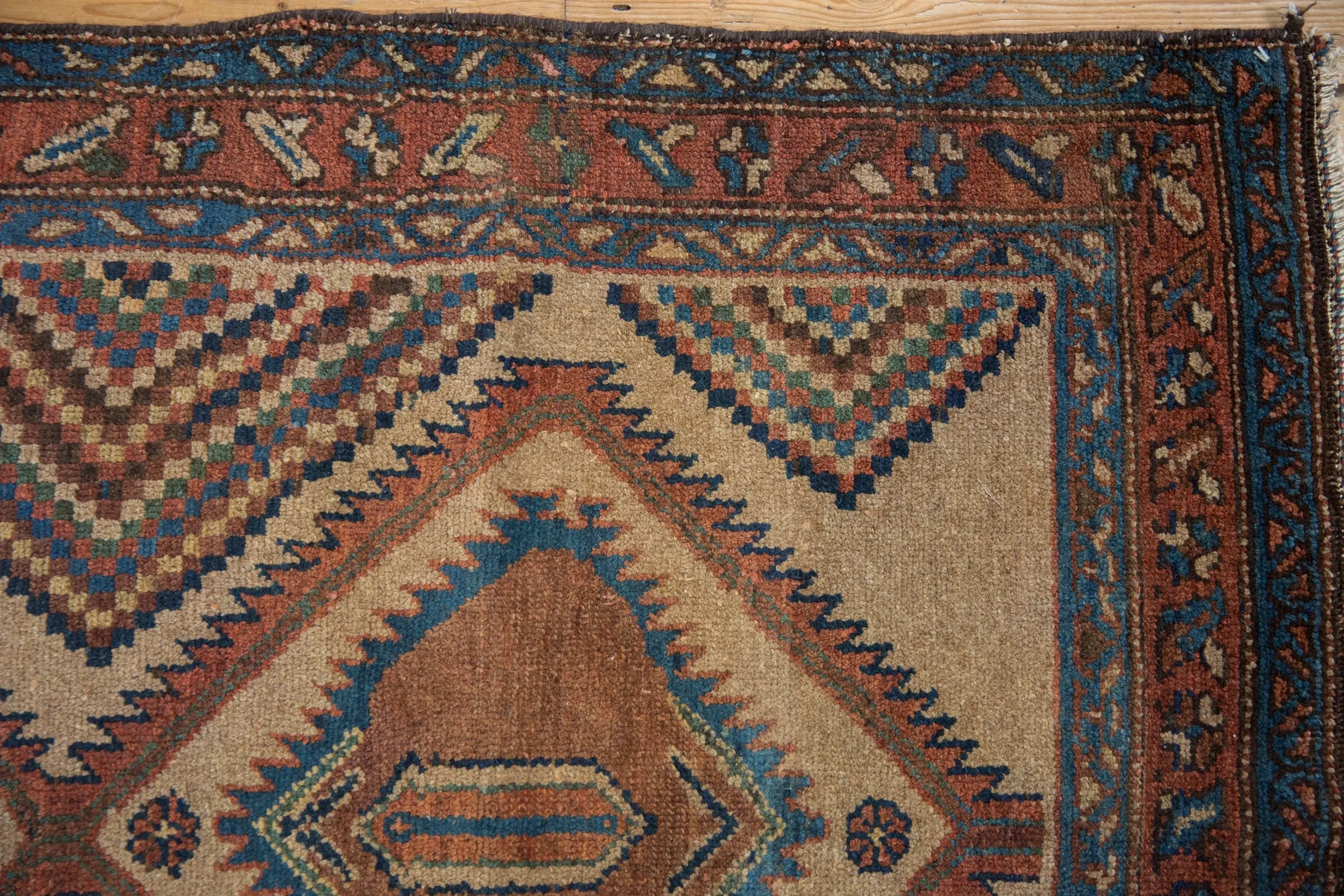 3x6 Antique Camel Hair Serab Rug Runner