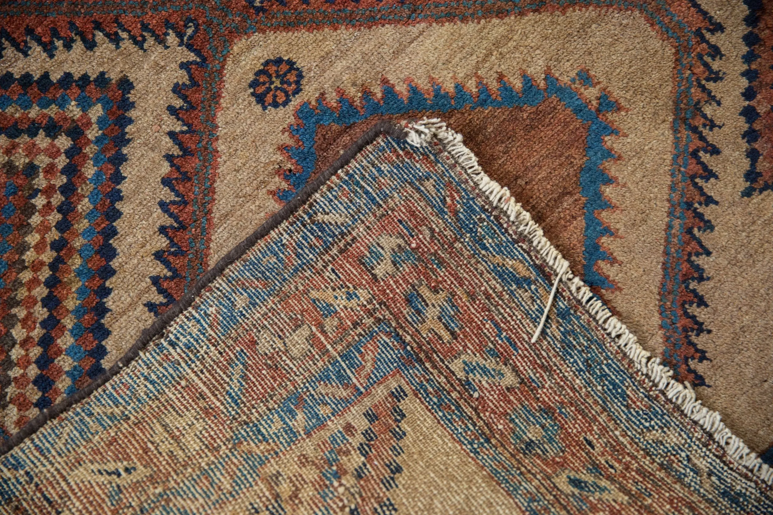 3x6 Antique Camel Hair Serab Rug Runner