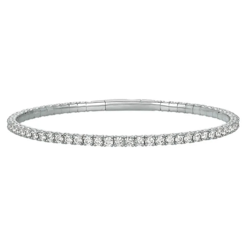 4.00CT DIAMOND FLEXIBLE BRACELET 14K GOLD