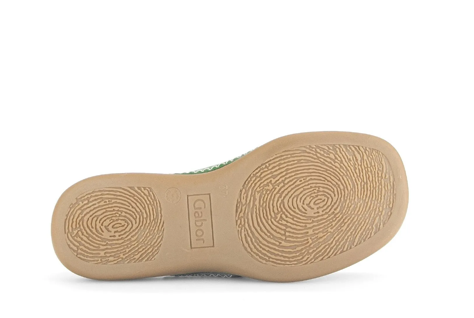 '43.700.29' women's slide toe sandal - Green