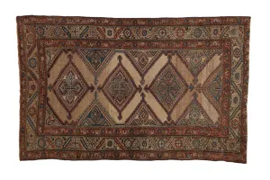 4x6.5 Antique Fine Kurd Rug