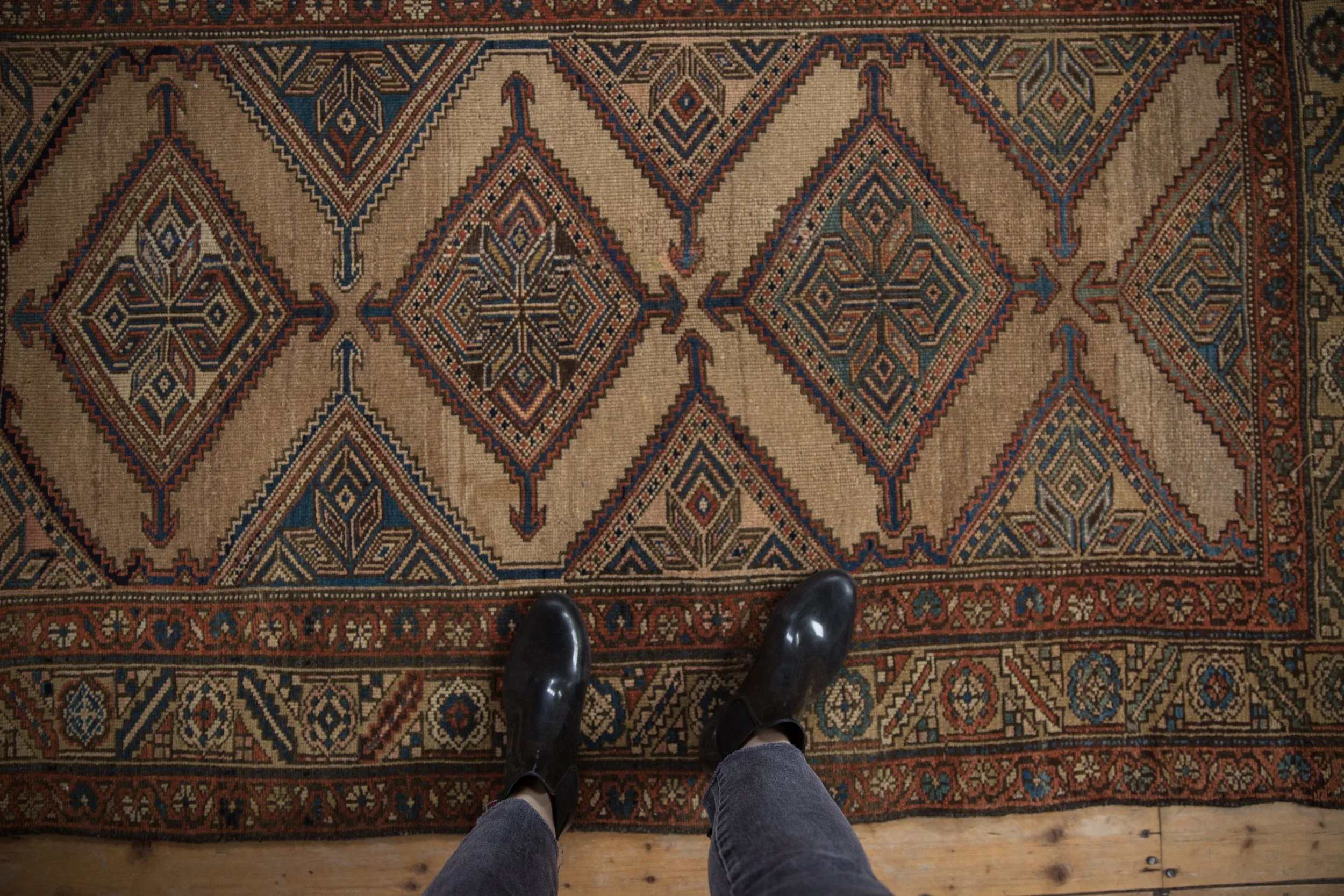 4x6.5 Antique Fine Kurd Rug