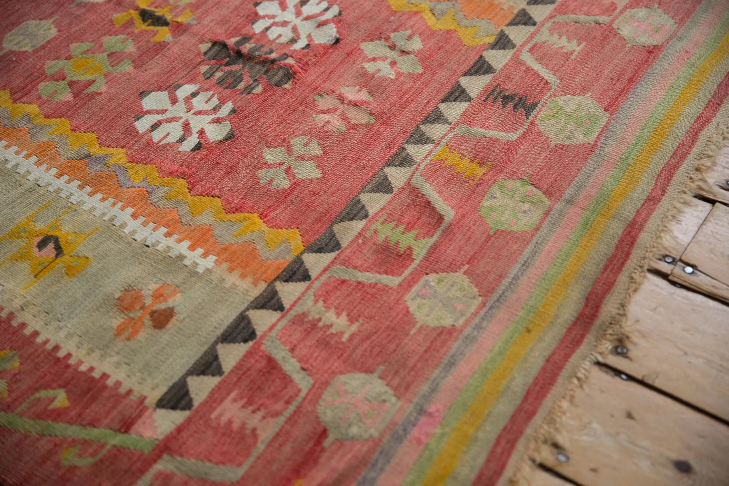 4x7 Vintage Turkish Kilim Rug