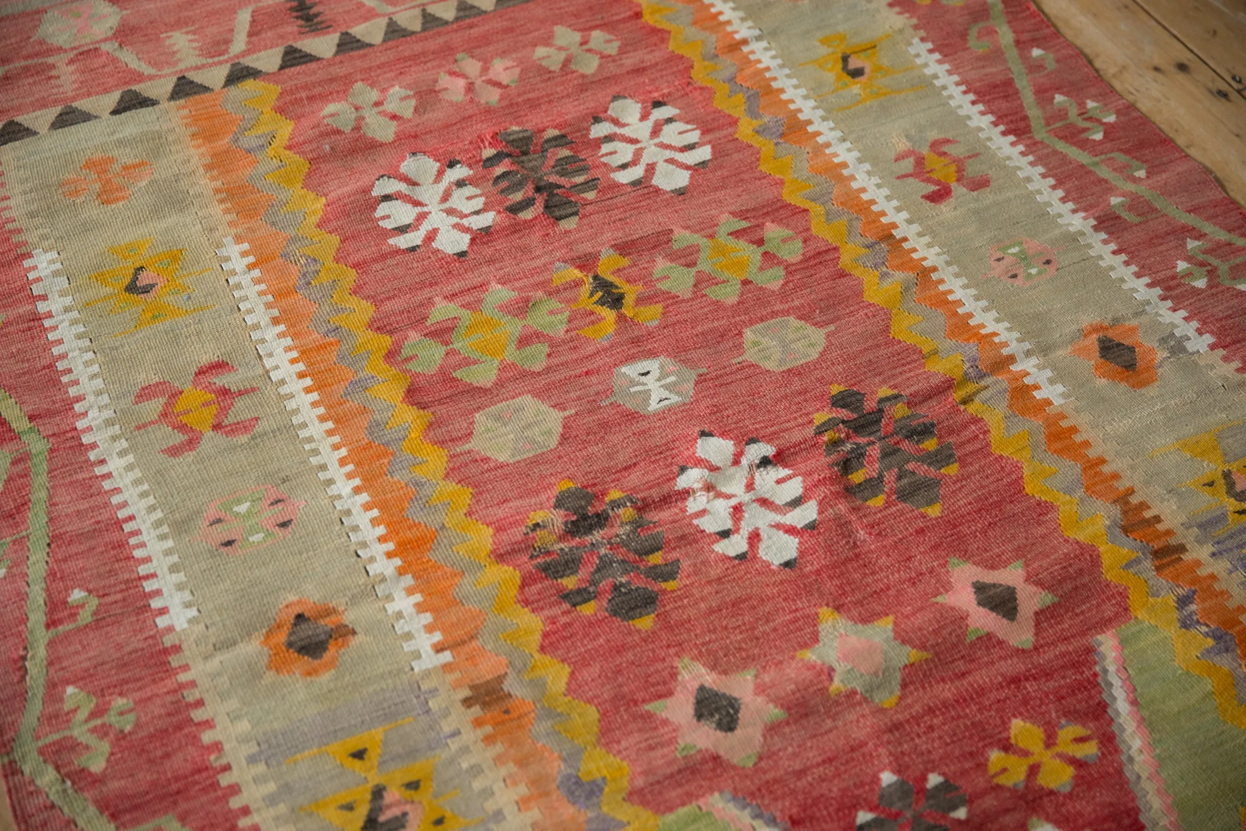 4x7 Vintage Turkish Kilim Rug