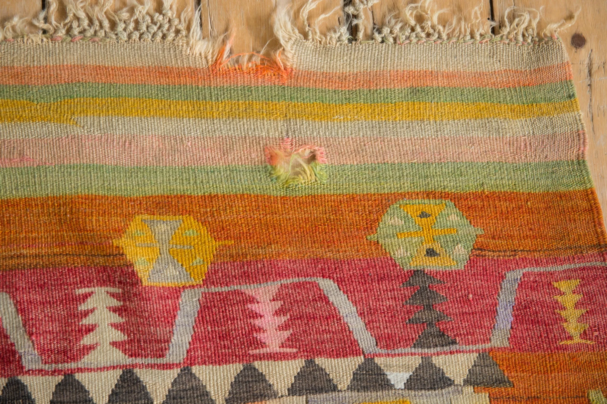 4x7 Vintage Turkish Kilim Rug