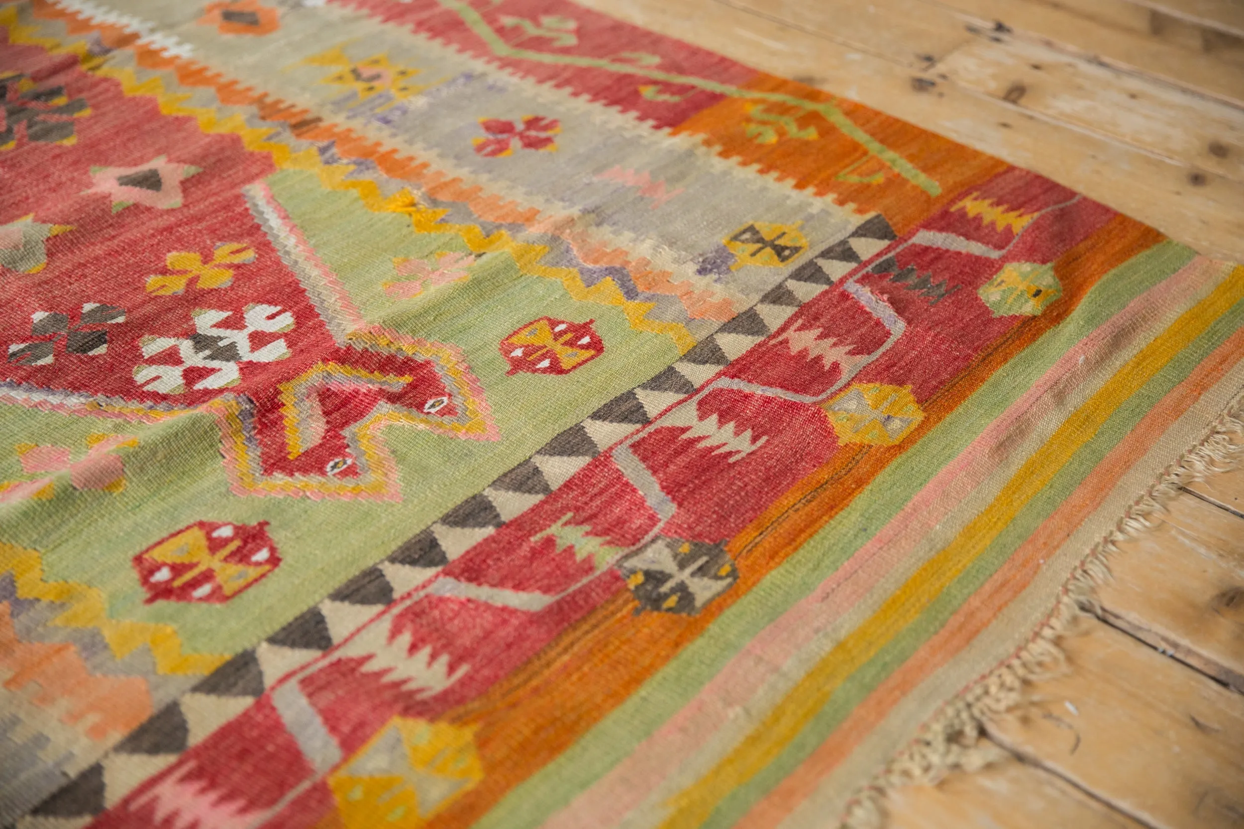 4x7 Vintage Turkish Kilim Rug