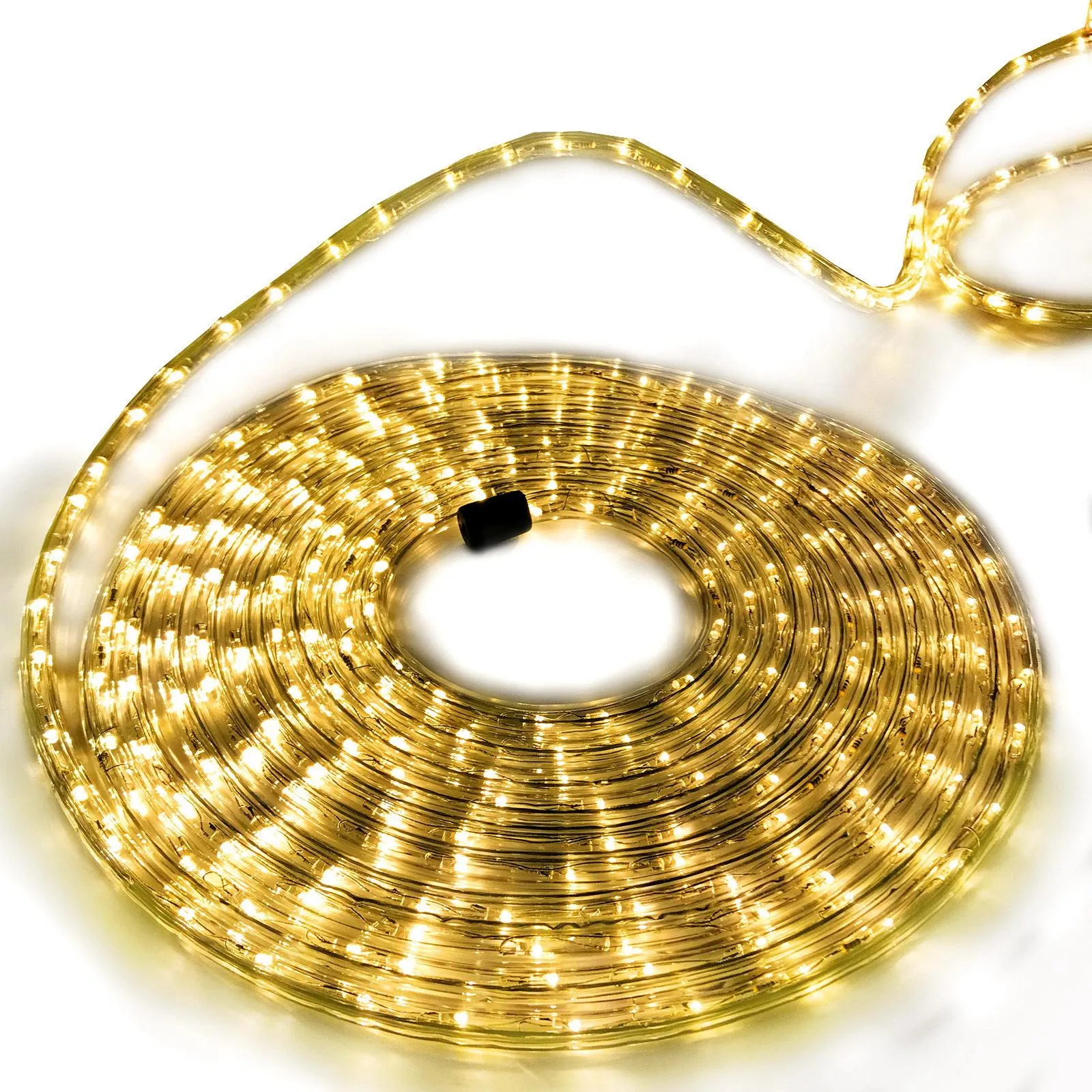 50M Christmas Rope Lights 1200 LED Warm White