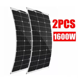 800W 1600W Solar Panel 18V PET Flexible Solar System Solar Panel Kit