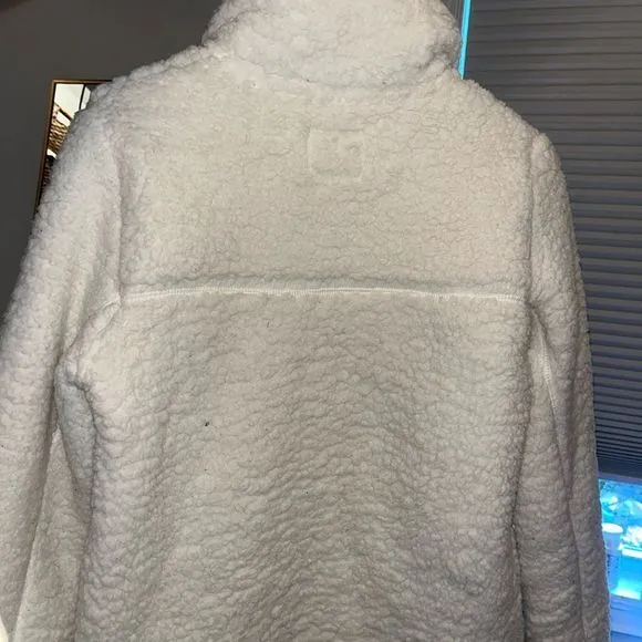Abercrombie Sherpa half zip pullover