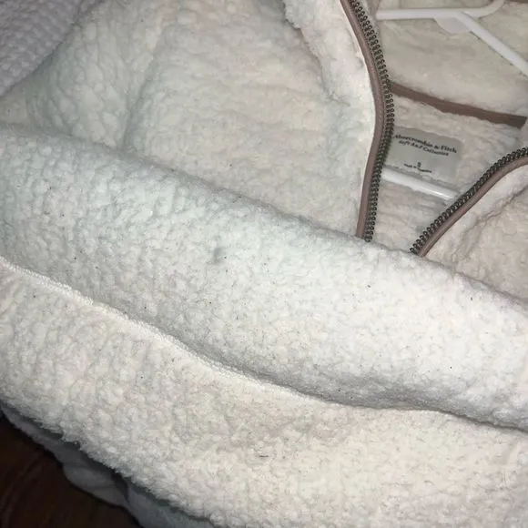 Abercrombie Sherpa half zip pullover