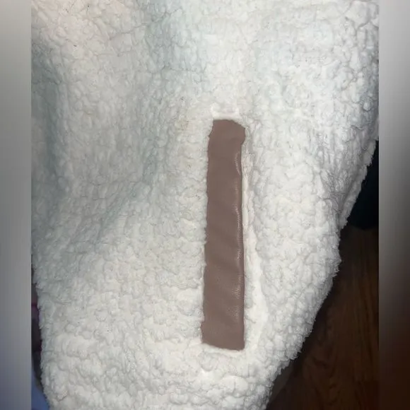 Abercrombie Sherpa half zip pullover