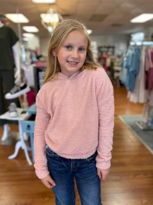 AC407 - Girls Blush Cozy Hoodie