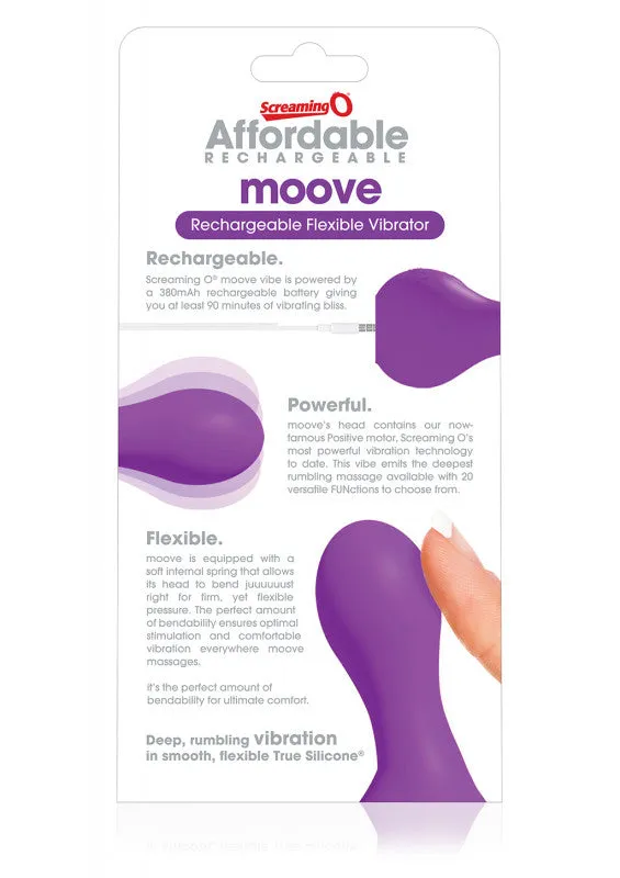 Affordable Rechargeable Moove Vibe - Purple