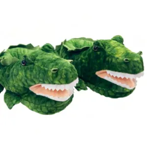 Alligator Hugs - Kids' Cute Plush Animal Slippers