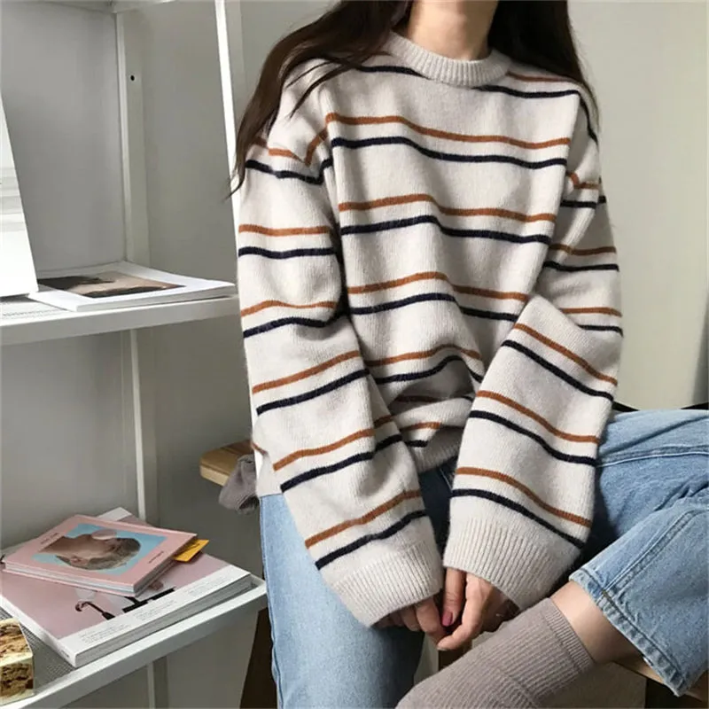 [@annlennn] "CHIC STRIPED" SWEATER K102512REVIEW
