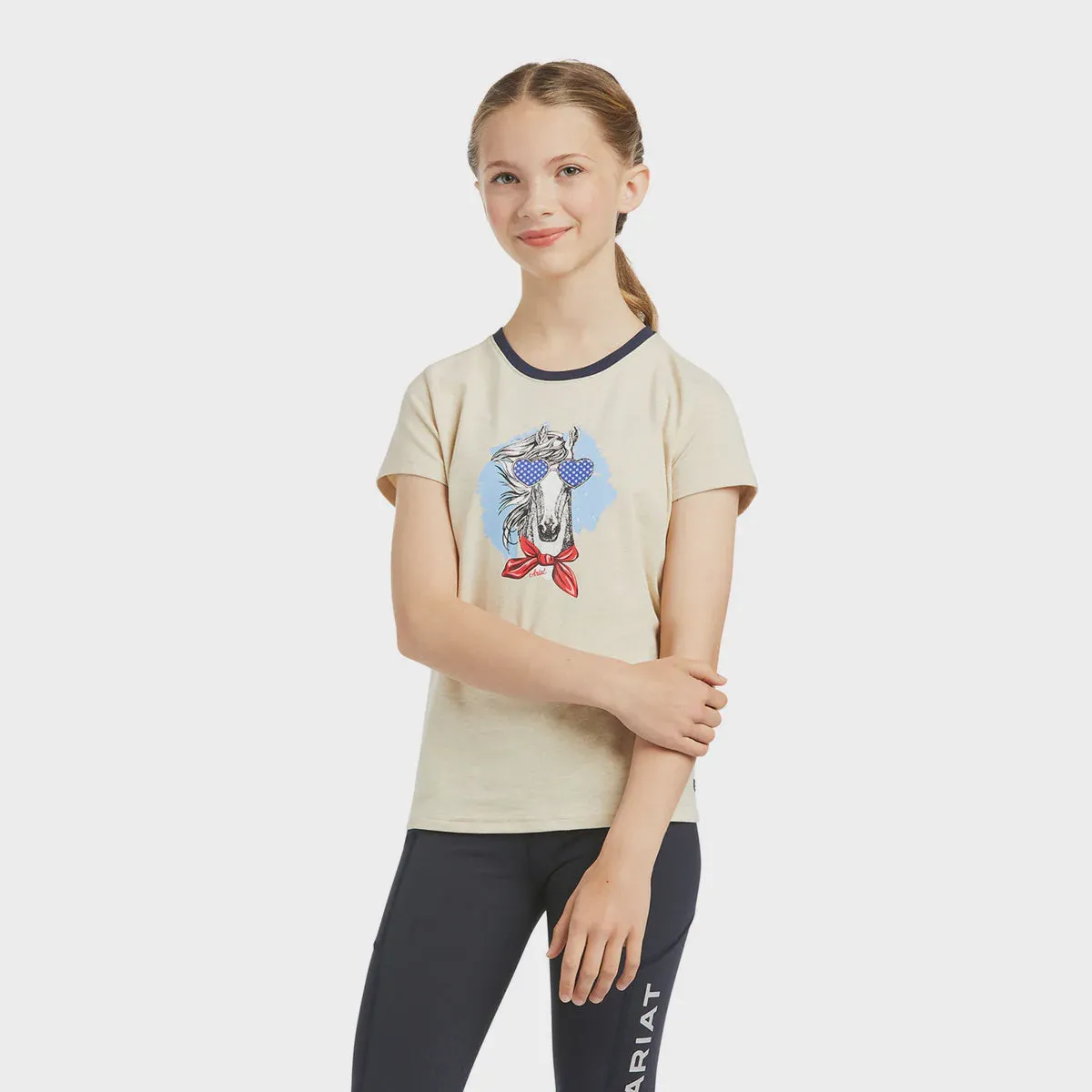 Ariat Kids Fabulous T-Shirt Oatmeal Heather