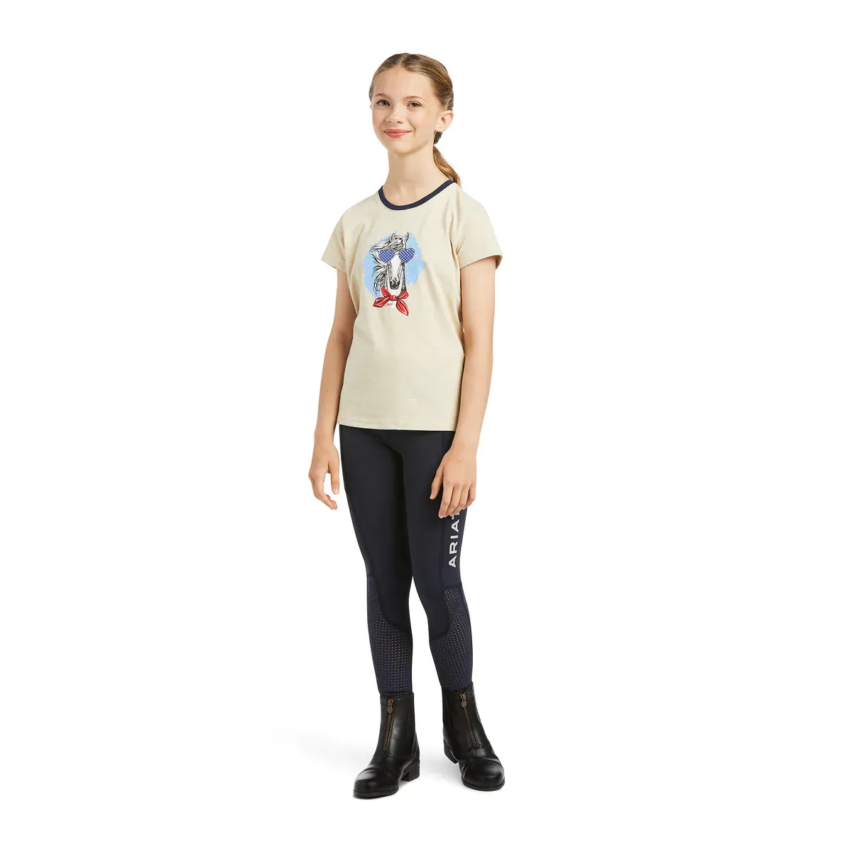 Ariat Kids Fabulous T-Shirt Oatmeal Heather