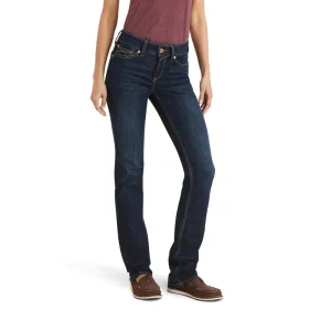 Ariat Womens REAL Perfect Rise Greta Straight Leg Jean