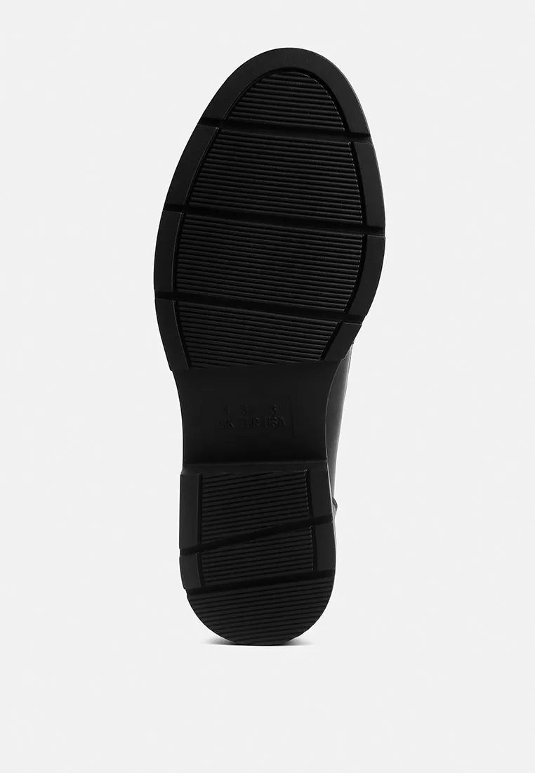 Arthur Faux Leather Chunky Platform Loafers By Ruw