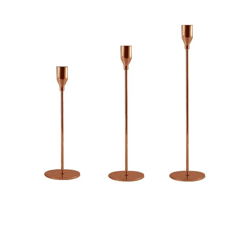 Artisan Wrought Iron Candle Holder Set – Elegant & Durable Centerpieces for Any Occasion