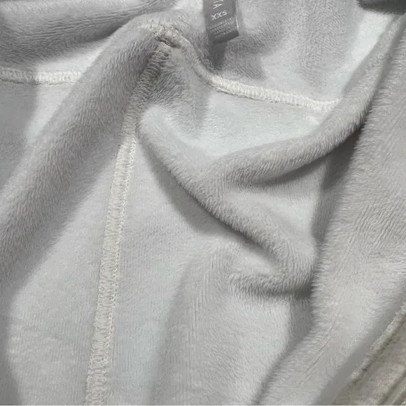 Athleta Triumph Hoodie Size XS Gold Hardware Fleece Cozy