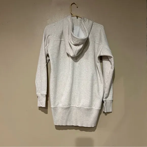 Athleta Triumph Hoodie Size XS Gold Hardware Fleece Cozy
