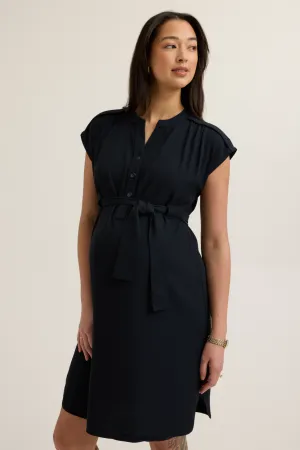 Belted Woven Dress