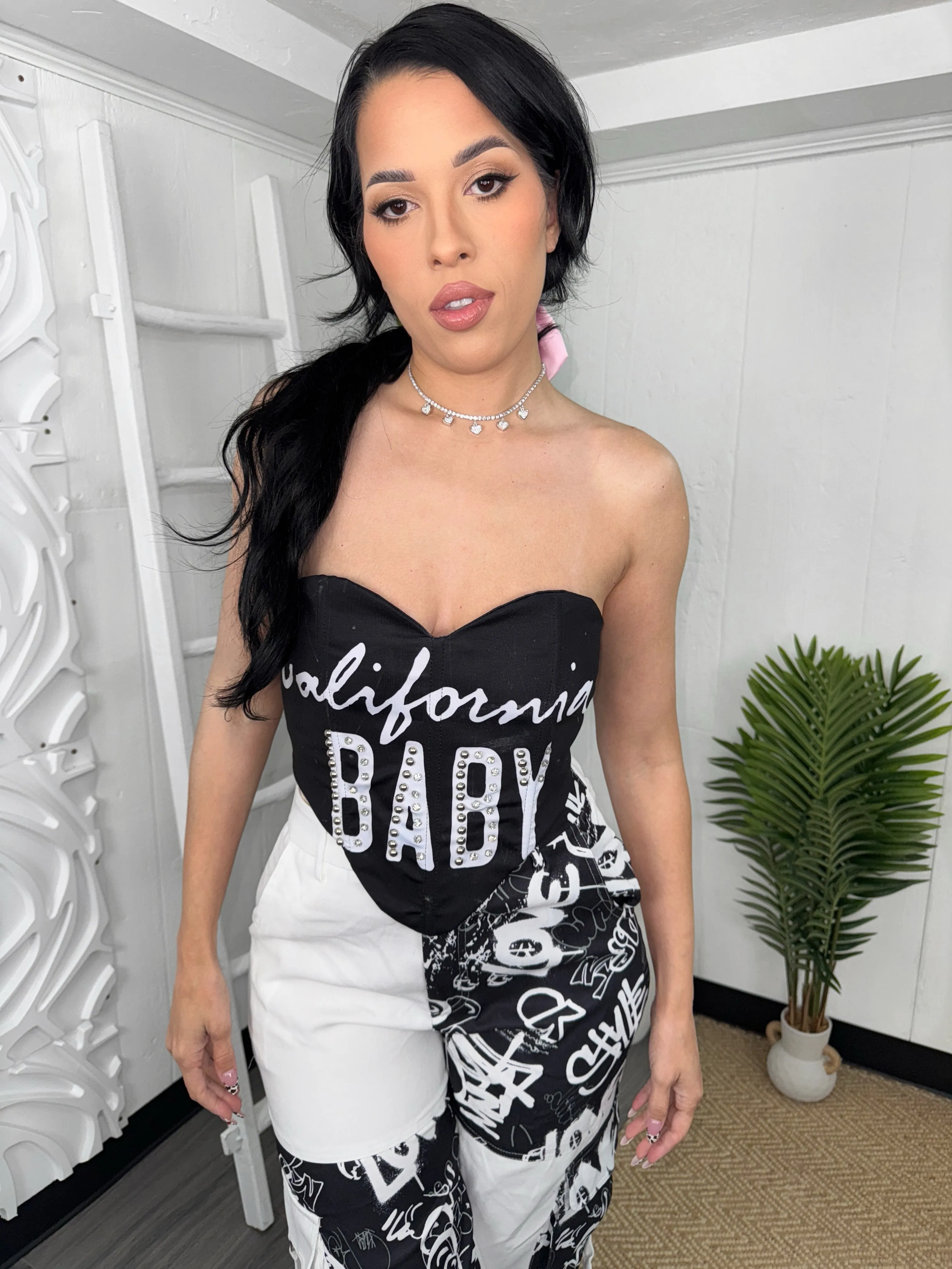 Black Baby Corset (C35)