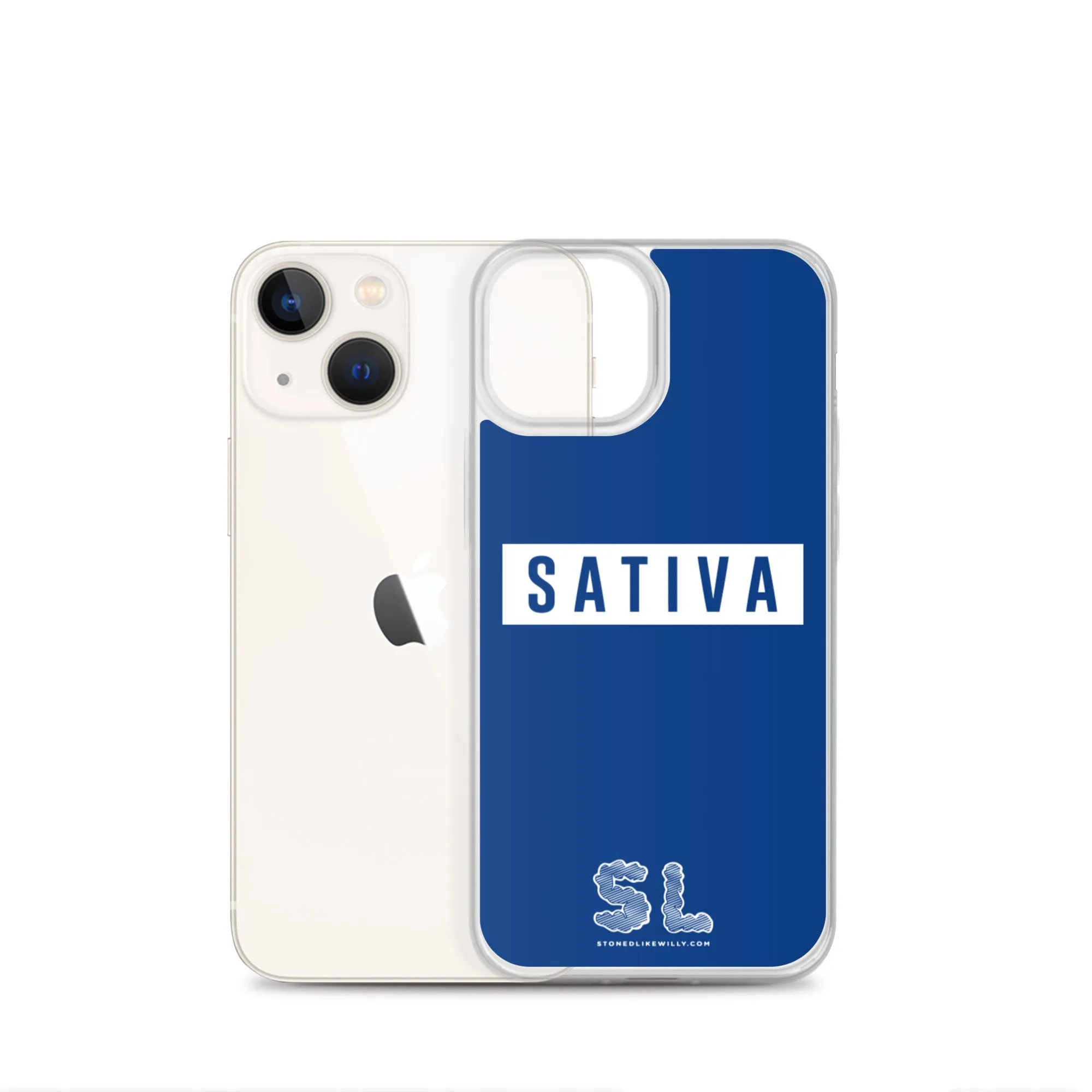 BLUE SATIVA iPhone Case