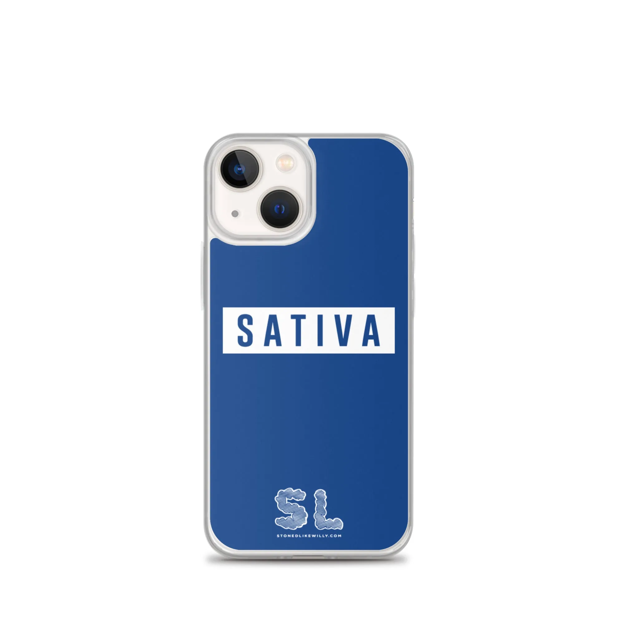 BLUE SATIVA iPhone Case
