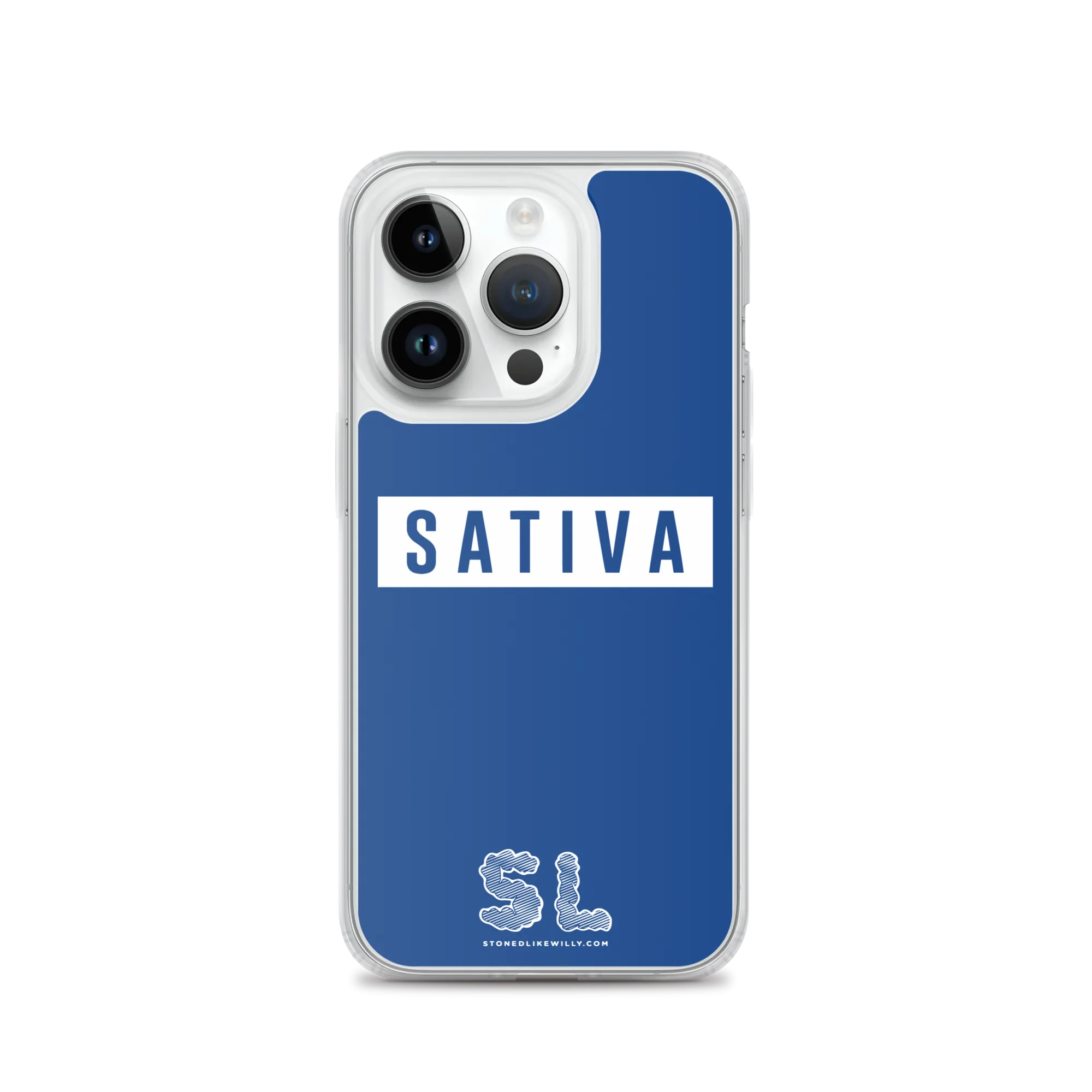 BLUE SATIVA iPhone Case
