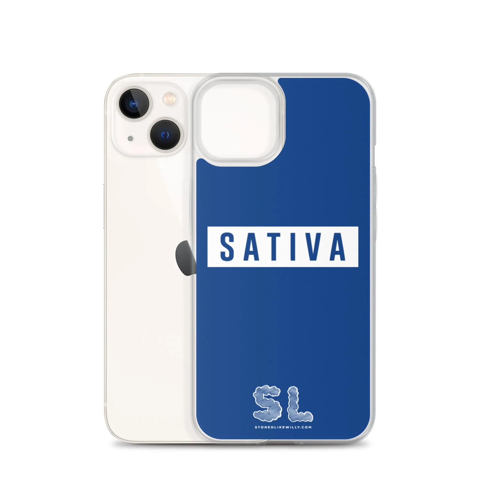 BLUE SATIVA iPhone Case