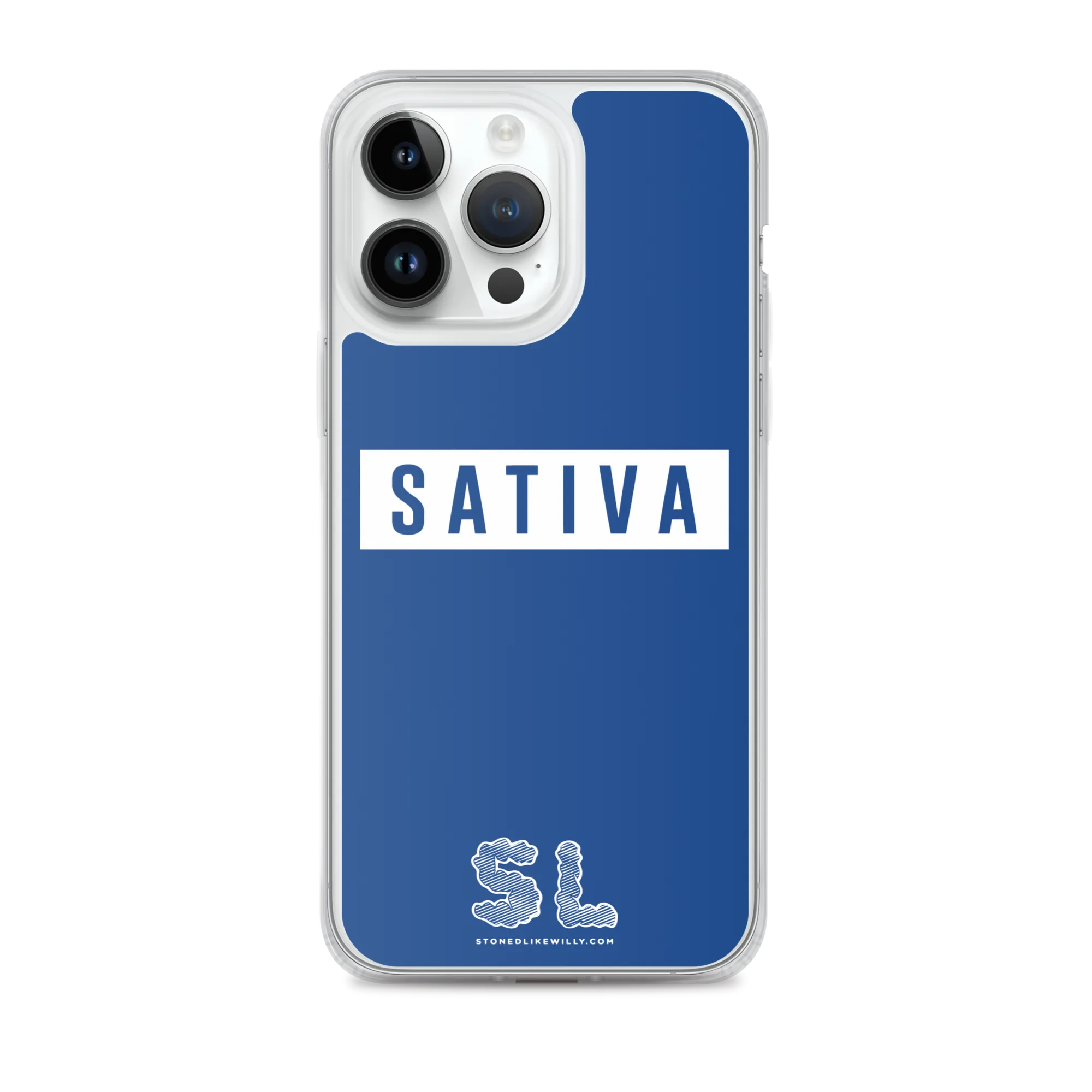 BLUE SATIVA iPhone Case