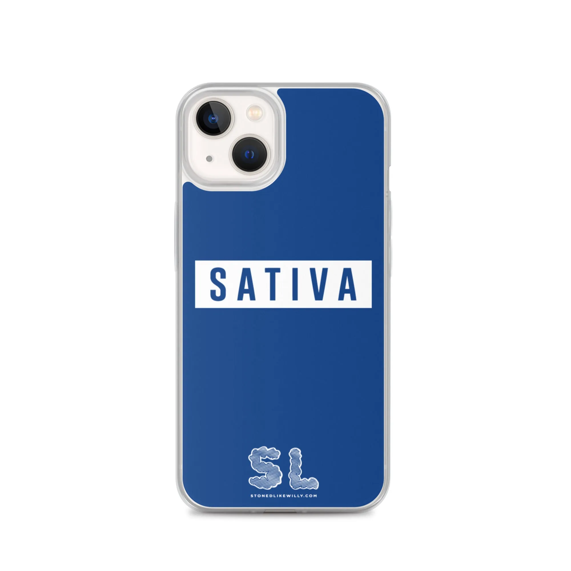 BLUE SATIVA iPhone Case