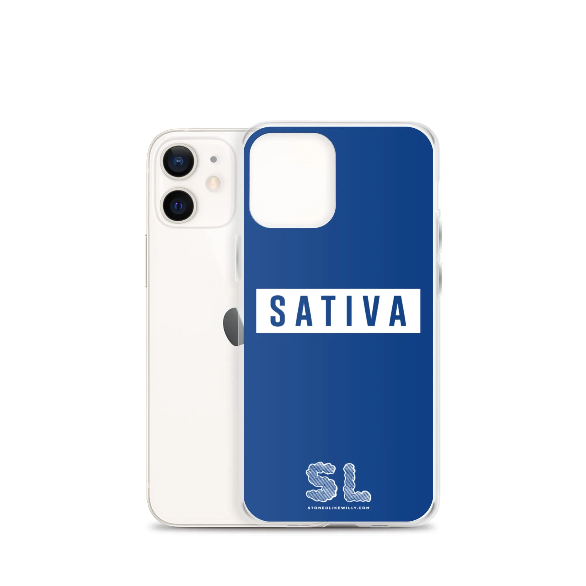 BLUE SATIVA iPhone Case