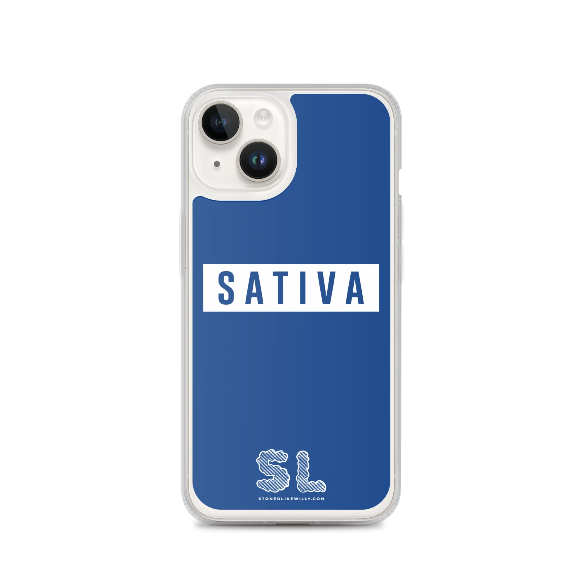 BLUE SATIVA iPhone Case