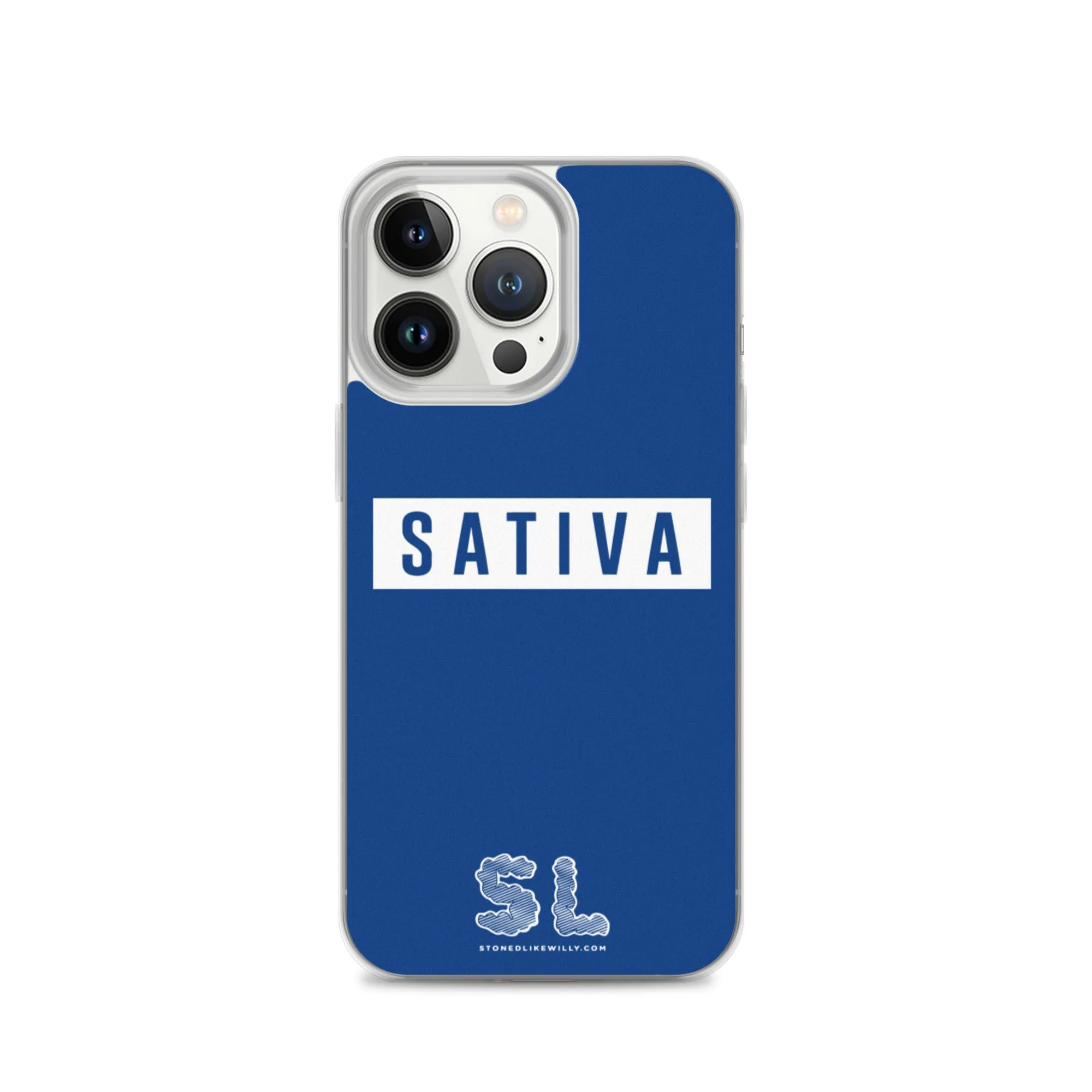 BLUE SATIVA iPhone Case